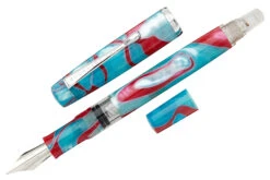 Noodler's Konrad Acrylic Flex Fountain Pen - Coral Sea 7 Noodler's Konrad Acrylic Flex Fountain Pen - Coral Sea -Writing Tools Store Noodlers Konrad Acrylic Flex CoralSea OW 3