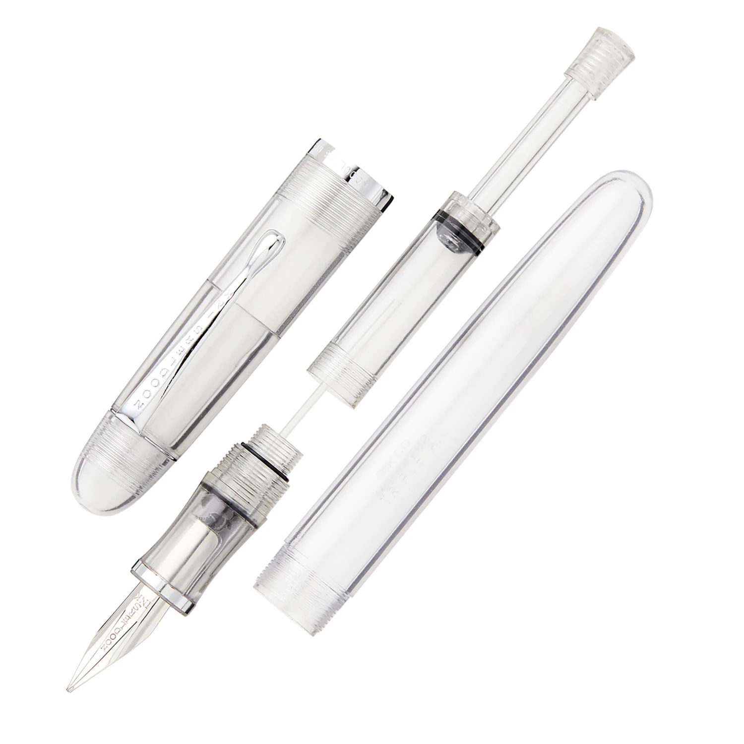 Noodler's Triple Tail Flex Fountain Pen - Clear 3 Noodler's Triple Tail Flex Fountain Pen - Clear - Image 3