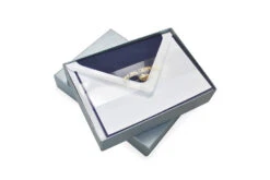 Original Crown Mill Bicolor Note Card Correspondence Set - Cream/Navy 9 Original Crown Mill Bicolor Note Card Correspondence Set - Cream/Navy -Writing Tools Store OCMBiColorNavyNoteW