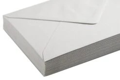 Original Crown Mill Classic Laid Small Envelopes - Grey -Writing Tools Store OriginalCrownMill ClassicLaidSmallEnvelopes Grey OW 3