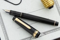 Pilot Justus 95 Fountain Pen - Black/Gold -Writing Tools Store Pilot Justus95 Black 3