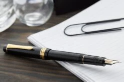 Pilot Justus 95 Fountain Pen - Black/Gold -Writing Tools Store Pilot Justus95 Black 7