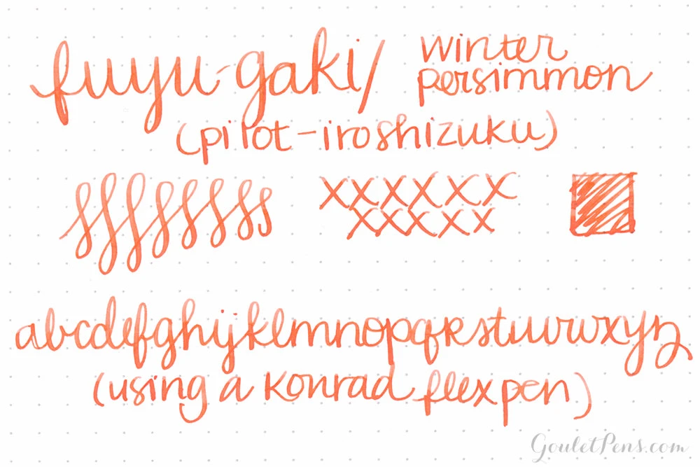 Pilot Iroshizuku Fuyu-gaki - 50ml Bottled Ink 3 Pilot Iroshizuku Fuyu-gaki - 50ml Bottled Ink - Image 3