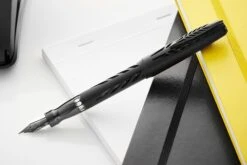 Pineider Homage To Arman Fountain Pen - Black Aluminum (Limited Edition) -Writing Tools Store Pineider Arman AluminumBlack LE 2