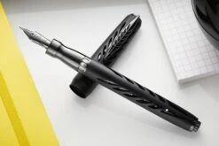 Pineider Homage To Arman Fountain Pen - Black Aluminum (Limited Edition) -Writing Tools Store Pineider Arman AluminumBlack LE 6