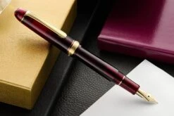 Platinum #3776 Century Fountain Pen - Bourgogne/Gold -Writing Tools Store Platinum 3776 Century Bourgogne Gold 2