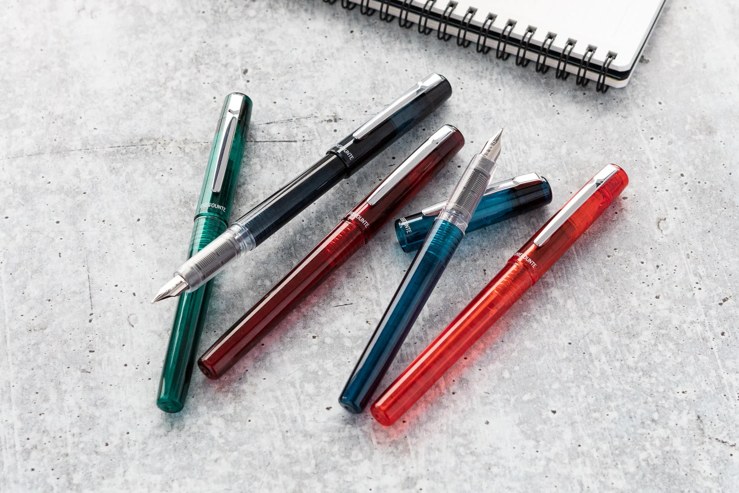 Platinum Prefounte Fountain Pen - Dark Emerald 9 Platinum Prefounte Fountain Pen - Dark Emerald - Image 9