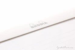 Rhodia No. 13 A6 Notepad - Ice White, Lined 13 Rhodia No. 13 A6 Notepad - Ice White, Lined -Writing Tools Store R13601W 6