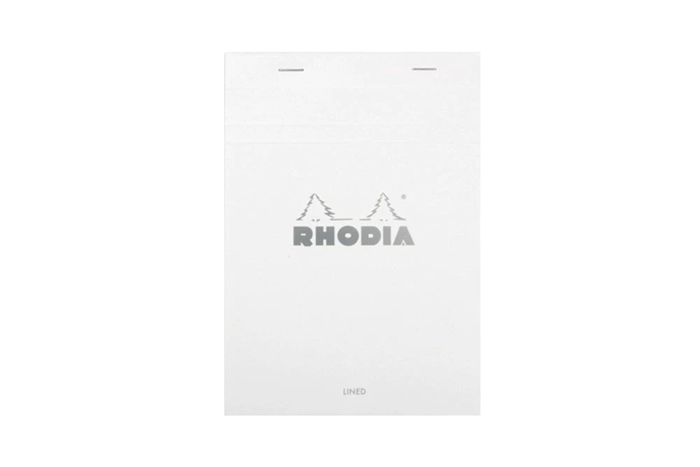 Rhodia No. 16 A5 Notepad - Ice White, Lined 1 Rhodia No. 16 A5 Notepad - Ice White, Lined