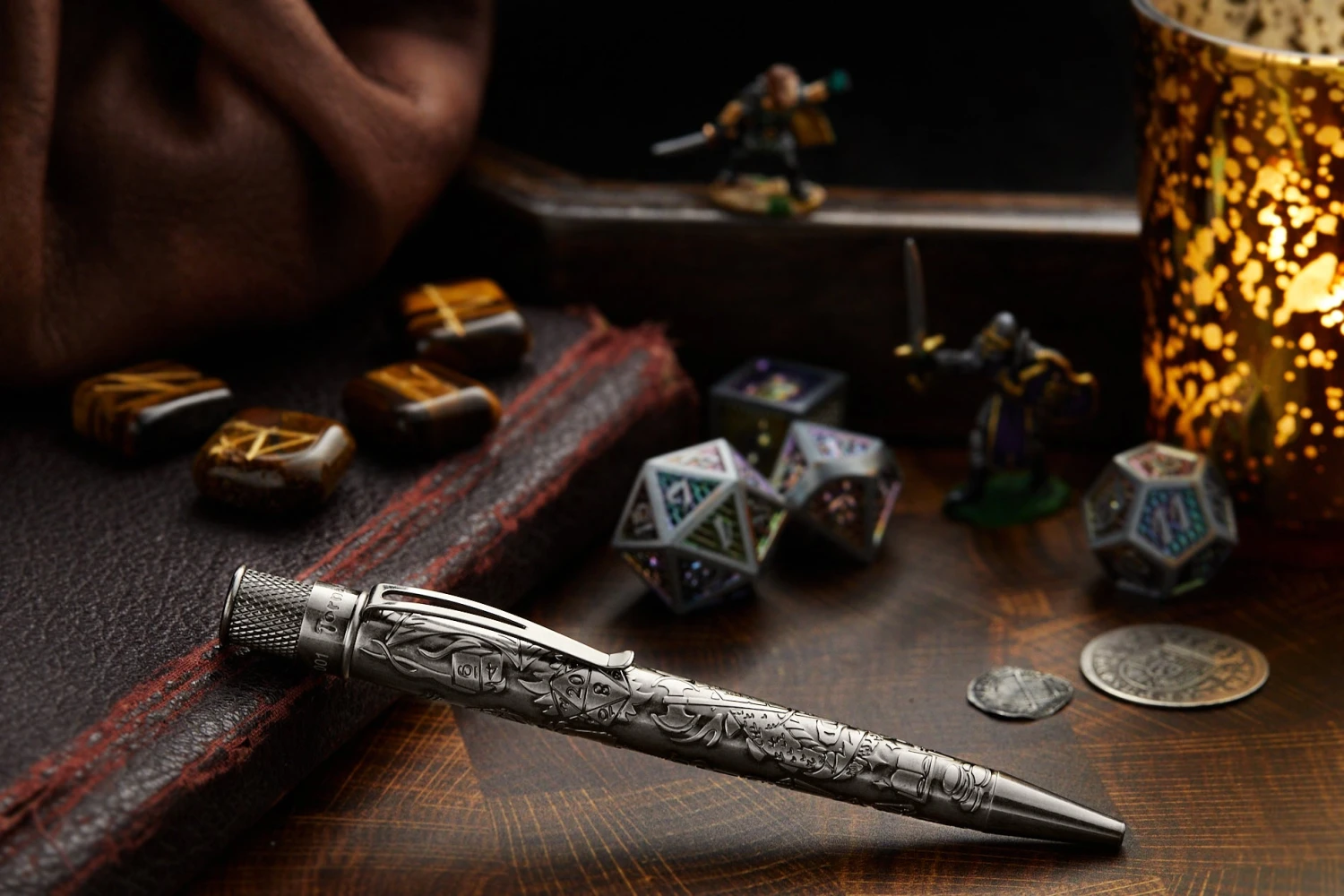 Retro 51 Tornado Rollerball Pen - Fire & Dice (Special Edition) 1 Retro 51 Tornado Rollerball Pen - Fire & Dice (Special Edition)