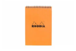 Rhodia No. 16 Top Wirebound A5 Notepad - Orange, Lined