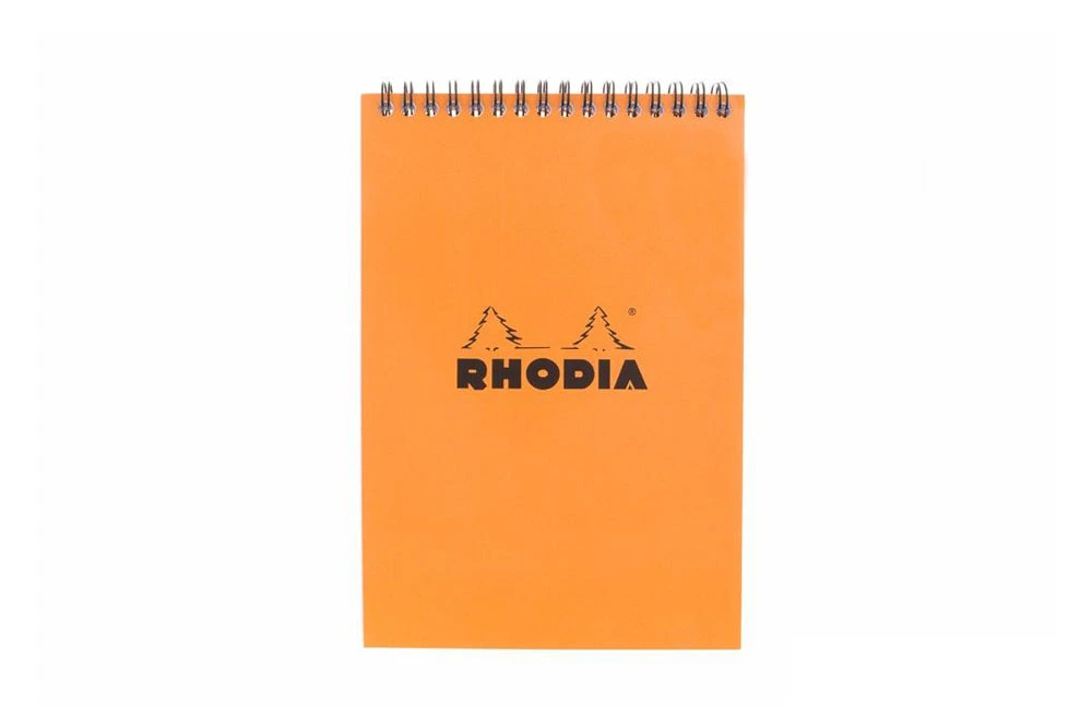 Rhodia No. 16 Top Wirebound A5 Notepad - Orange, Lined 1 Rhodia No. 16 Top Wirebound A5 Notepad - Orange, Lined