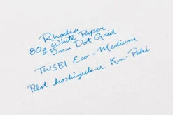 Rhodia No. 16 A5 Notepad - Black, Dot Grid -Writing Tools Store Rhodia 5mmDotGrid 80gWhite WritingSample 1