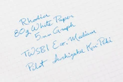 Rhodia Classic Wirebound Notebook - Orange, Graph (8.86 X 11.69) -Writing Tools Store Rhodia 5mmGraph 80gWhite WritingSample 1 3cde37c7 062b 4c93 9c92 4d965391e16a