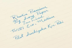 Rhodia No. 16 Premium A5 Notepad - Black, Lined -Writing Tools Store Rhodia 7mmLined 90gIvory WritingSample 1 81eeee0f 03a6 4ded 91a9 e8144e312150