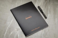 Rhodia Classic Side Staplebound A4 Notebook - Black, Dot Grid 10 Rhodia Classic Side Staplebound A4 Notebook - Black, Dot Grid -Writing Tools Store Rhodia A4 SideStapled DotGrid Black 1
