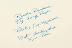 Rhodia No. 18 Premium A4 Notepad - Orange, Blank -Writing Tools Store Rhodia Blank 90gIvory WritingSample 1 374f9fa9 3646 4a1c ab14 9d4eaa6a7bfb