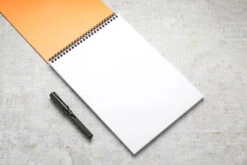 Rhodia No. 18 Top Wirebound A4 Notepad - Orange, Dot Grid -Writing Tools Store Rhodia ClassicNotepad TopBound A4 No18 Wirebound DotGrid Orange 2