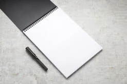 Rhodia No. 18 Top Wirebound A4 Notepad - Black, Graph -Writing Tools Store Rhodia ClassicNotepad TopBound A4 No18 Wirebound Graph Black 2