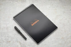 Rhodia No. 18 Top Wirebound A4 Notepad - Black, Lined 11 Rhodia No. 18 Top Wirebound A4 Notepad - Black, Lined -Writing Tools Store Rhodia ClassicNotepad TopBound A4 No18 Wirebound Lined Black 1