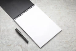 Rhodia No. 18 Top Wirebound A4 Notepad - Black, Lined 12 Rhodia No. 18 Top Wirebound A4 Notepad - Black, Lined -Writing Tools Store Rhodia ClassicNotepad TopBound A4 No18 Wirebound Lined Black 2