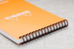 Rhodia No. 16 Top Wirebound A5 Notepad - Orange, Dot Grid -Writing Tools Store Rhodia ClassicNotepad TopBound No16 Wirebound DotGrid Orange 3