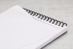 Rhodia No. 16 Top Wirebound A5 Notepad - Black, Graph -Writing Tools Store Rhodia ClassicNotepad TopBound No16 Wirebound Graph Black 4