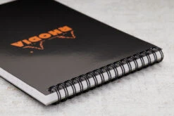 Rhodia No. 16 Top Wirebound A5 Notepad - Black, Lined 17 Rhodia No. 16 Top Wirebound A5 Notepad - Black, Lined -Writing Tools Store Rhodia ClassicNotepad TopBound No16 Wirebound Lined Black 3