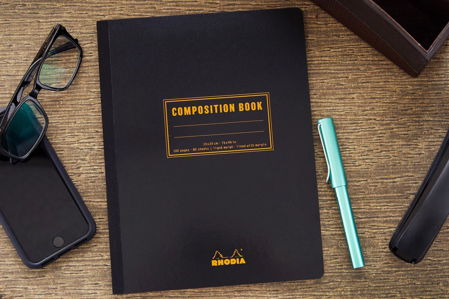 Rhodia Composition Book - Black, Lined 4 Rhodia Composition Book - Black, Lined - Image 4