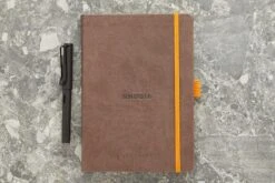 Rhodia Goalbook Dot Grid A5 Hardcover Journal - Chocolate (Ivory Paper) -Writing Tools Store Rhodia Goalbooks DotGrid A5 Chocolate 1