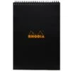Rhodia No. 18 Top Wirebound A4 Notepad - Black, Graph
