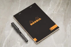 Rhodia No. 16 Premium A5 Notepad - Black, Blank -Writing Tools Store Rhodia Premium No16 Blank Black 1