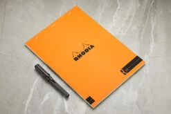Rhodia No. 18 Premium A4 Notepad - Orange, Blank -Writing Tools Store Rhodia Premium No18 Blank Orange 1