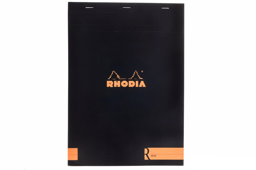 Rhodia No. 18 Premium A4 Notepad - Black, Lined 1 Rhodia No. 18 Premium A4 Notepad - Black, Lined