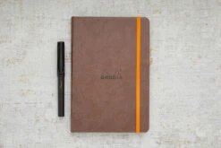 Rhodia Rhodiarama A5 Webnotebook - Chocolate, Lined -Writing Tools Store Rhodia Rhodiarama WebNotebook A5 Lined Chocolate 1