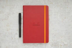 Rhodia Rhodiarama A5 Webnotebook - Poppy Red, Lined -Writing Tools Store Rhodia Rhodiarama WebNotebook A5 Lined PoppyRed 1