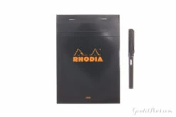 Rhodia No. 16 A5 Notepad - Black, Lined 8 Rhodia No. 16 A5 Notepad - Black, Lined -Writing Tools Store Rhodia Staplebound Top No16 Black Lined 2 1