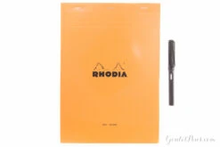 Rhodia No. 18 A4 Notepad - Orange, Blank -Writing Tools Store Rhodia Staplebound Top No18 Orange Blank 2