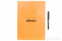 Rhodia No. 18 A4 Notepad - Orange, Lined -Writing Tools Store Rhodia Staplebound Top No18 Orange Lined 2