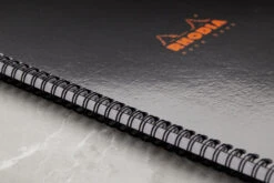Rhodia Classic Wirebound Notebook - Black, Dot Grid (8.86 X 11.69) -Writing Tools Store Rhodia Wirebound DotGrid Black 4