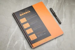 Rhodia Classic Wirebound Notebook - Orange, Graph (8.86 X 11.69) -Writing Tools Store Rhodia Wirebound Graph Orange 1