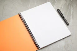 Rhodia Classic Wirebound Notebook - Orange, Graph (8.86 X 11.69) -Writing Tools Store Rhodia Wirebound Graph Orange 3