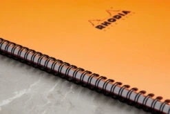 Rhodia Classic Wirebound Notebook - Orange, Graph (8.86 X 11.69) -Writing Tools Store Rhodia Wirebound Graph Orange 4