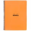 Rhodia Classic Wirebound Notebook - Orange, Graph (8.86 X 11.69)