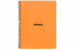Rhodia Classic Wirebound Notebook - Orange, Graph (8.86 X 11.69)