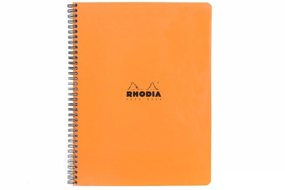 Rhodia Classic Wirebound Notebook - Orange, Lined (8.86 X 11.69) 1 Rhodia Classic Wirebound Notebook - Orange, Lined (8.86 X 11.69)