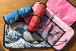 Rickshaw Bagworks Deluxe 6-Pen Roll - Great Wave -Writing Tools Store Rickshaw Bagworks Deluxe6PenRoll 1 a2e8bd49 6f10 4980 ac55 f1d7e1265f00