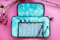 Rickshaw Bagworks Deluxe 6-Pen Roll - Mt. Fuji -Writing Tools Store Rickshaw PenRoll MtFuji 2