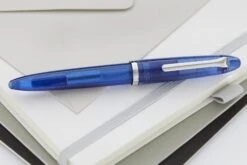 Sailor Compass 1911 Fountain Pen - Transparent Blue -Writing Tools Store Sailor 1911 Compass BlueDemo 1