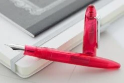 Sailor Compass 1911 Fountain Pen - Transparent Pink -Writing Tools Store Sailor 1911 Compass PinkDemo 3
